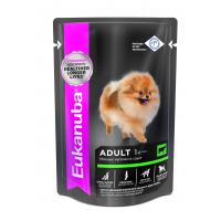 Eukanuba Adult All Breed влажный рацион с говядиной в соусе для взрослых собак,100г